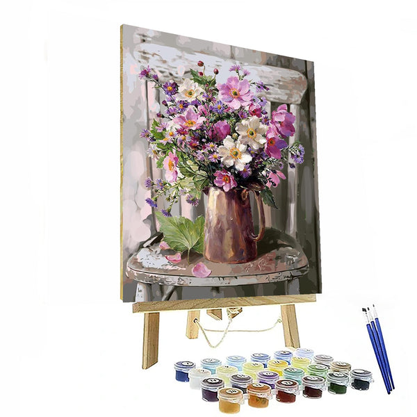 Elegance Floral Paint By Numbers Kit