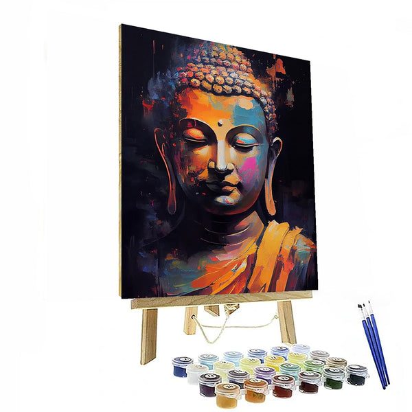 Contemporary Buddha Paint By Numbers Kit