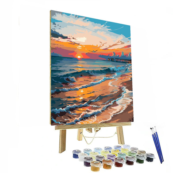 Sunset Seascape Paint By Number Kit