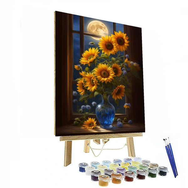 Sunflower Vase Paint By Numbers Kit