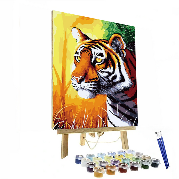 Tiger Art Paint By Number Kit