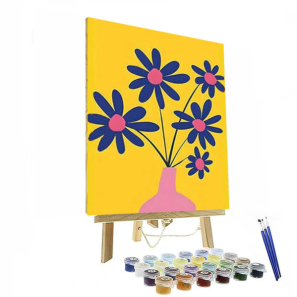 6 Pieces Botanicals Paint By Number Kit