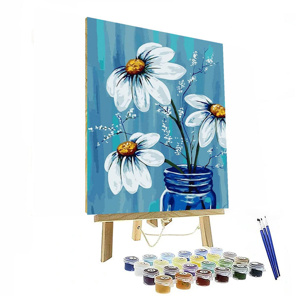 2 Pieces Flowers Paint By Numbers Kit