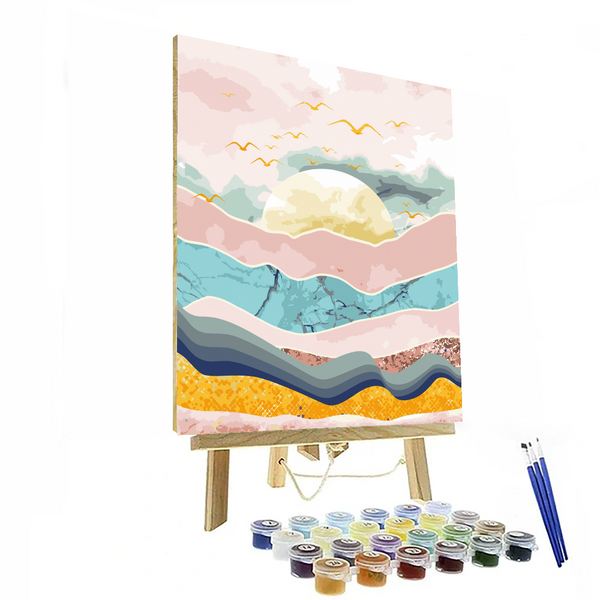 Ocean Moon Paint By Numbers Painting Kit