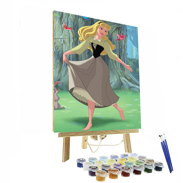 Princess Aurora Paint By Number Painting Set