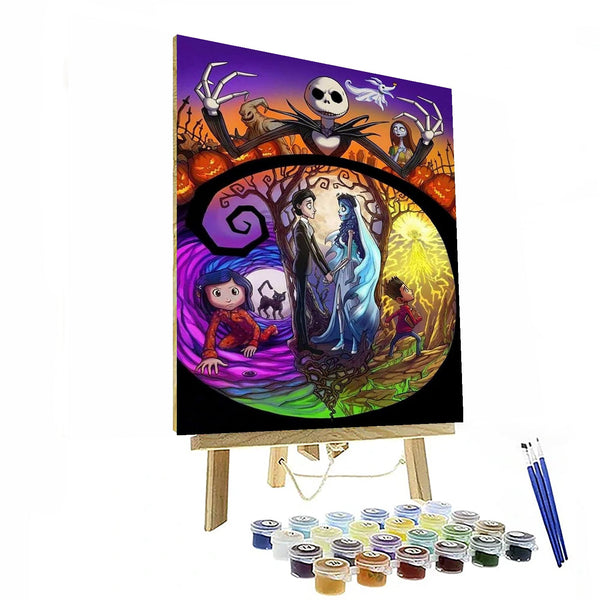 Enchanted Whimsical World Paint By Numbers Kit