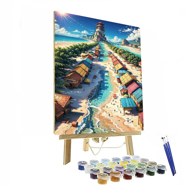 Coastal Tower Beachside Paint By Numbers Kit