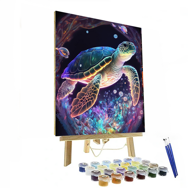 Sea Turtle Paint By Numbers Kit