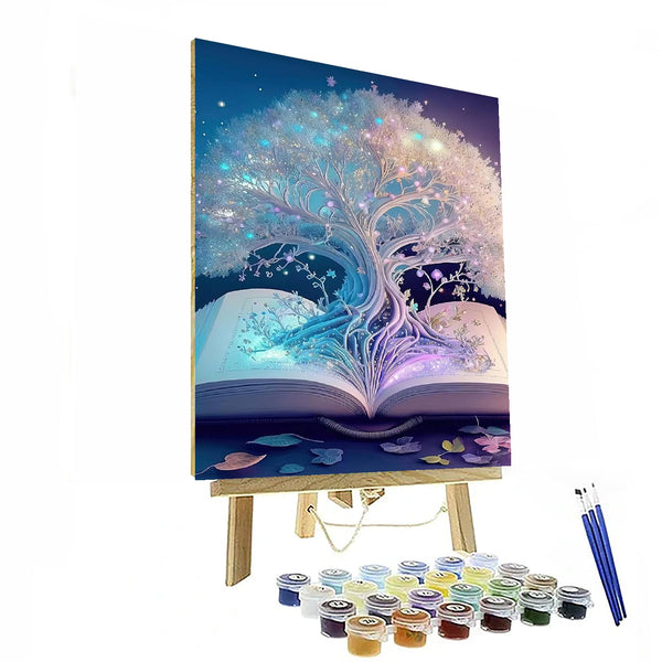 Crystal Tree Paint By Number Canvas Kit