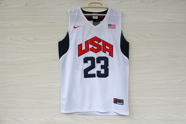 2012 American Dream Team No. 23 Irving White Embroidered Jersey