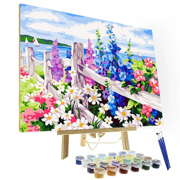 Field Flowers Paint By Numbers Painting Kit