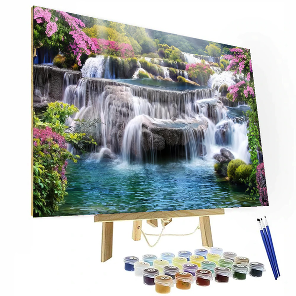 6 Pieces Set Serene Vistas Paint By Numbers Kit