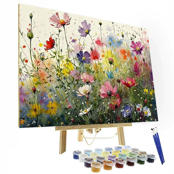 Blossoming Hues Paint By Number Canvas Kit