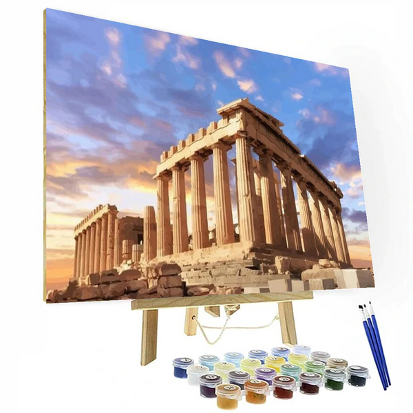 Acropolis Of Athens Paint By Numbers Painting Kit