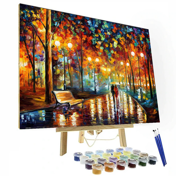 Rainy Night Paint By Numbers Painting Kit