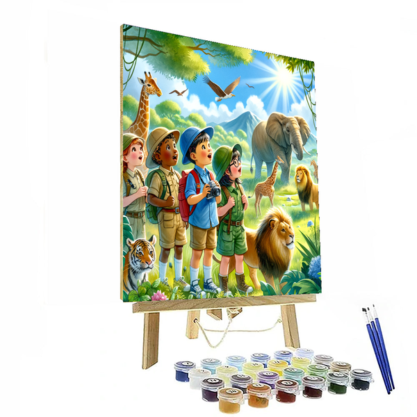 Wildlife Explorers - DIY Painting By Numbers Kit