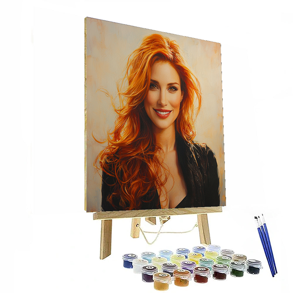 Jessica Chastain: The Transformative Force of Cinema - DIY Painting By Numbers Kit