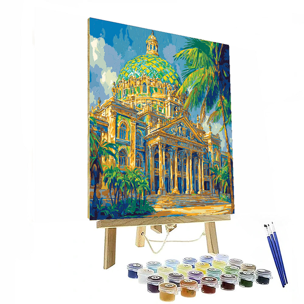 Teatro Amazonas - Manaus, Brazil - DIY Painting By Numbers Kit