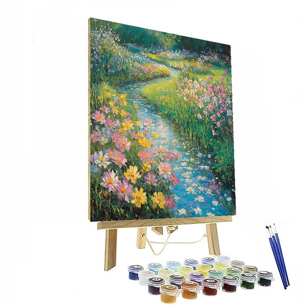 Serenity Garden, inspiriert von Monet – Malen nach Zahlen zum Selbermachen