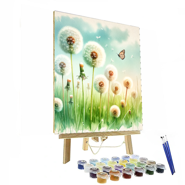 Dancing Dandelions - DIY Painting By Numbers Kit