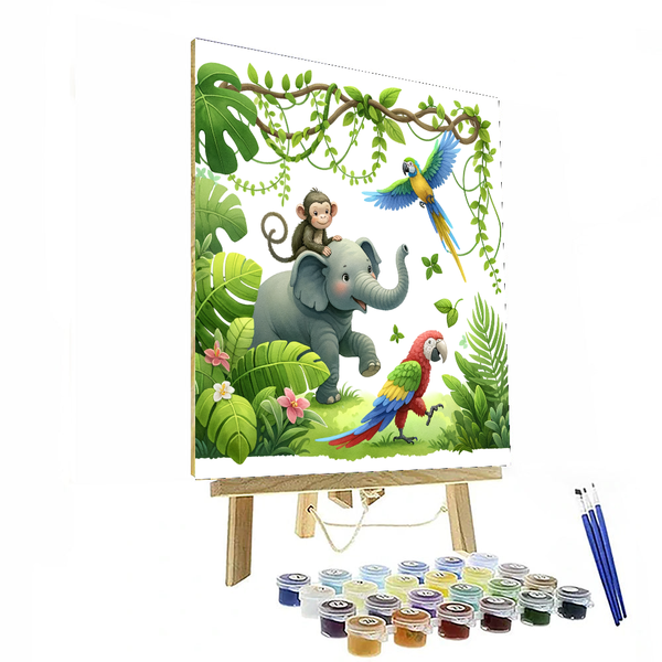 Jungle Explorer Adventure - DIY Painting By Numbers Kit