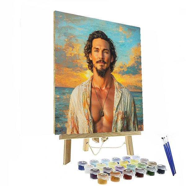 Matthew McConaughey: All Right Adventure Awaits - DIY Painting By Numbers Kit