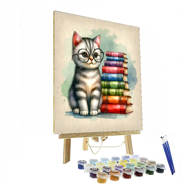 Clever Cat - DIY Painting By Numbers Kit