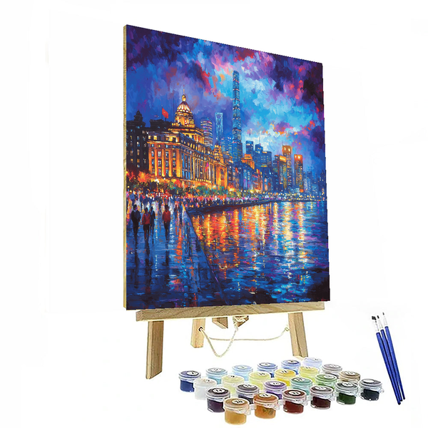 The Bund - Shanghai - DIY Painting By Numbers Kit