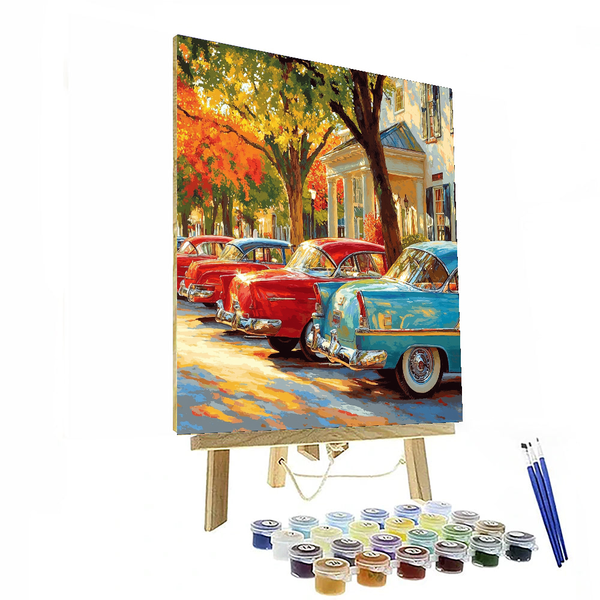 Hopper Inspired Vintage Vehicles - DIY Painting By Numbers Kit