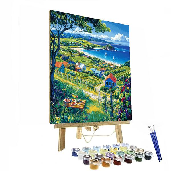 Waiheke Island - New Zealand - DIY Painting By Numbers Kit