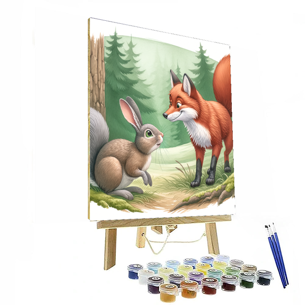 Charming Forest Friends - DIY Painting By Numbers Kit