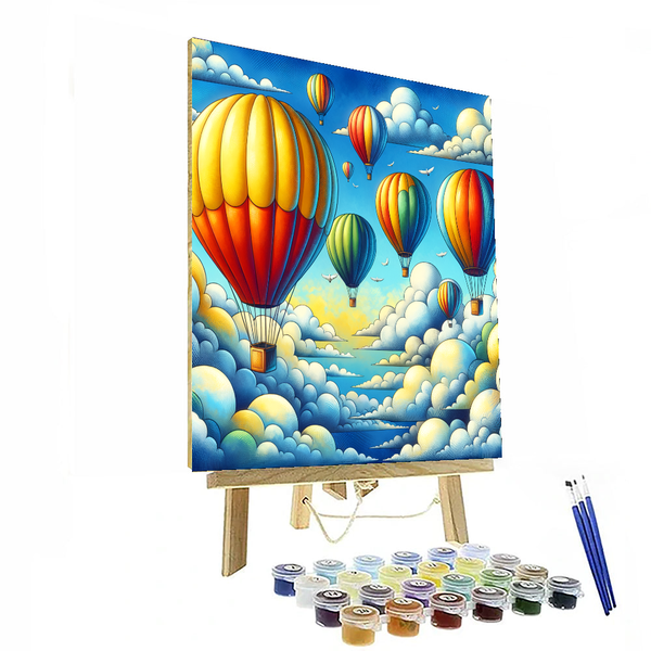 Adventures in the Skies - DIY Painting By Numbers Kit