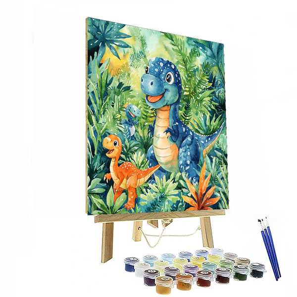 Rex's Dinosaur Discovery - Disney Inspired DIY Painting By Numbers Kit