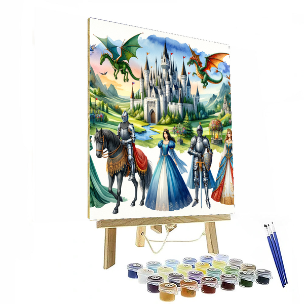 Enchanted Fairy Tale Kingdom - DIY Painting By Numbers Kit