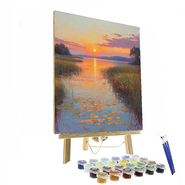 Claude Monet Inspired Fleeting Moments - DIY Painting By Numbers Kit