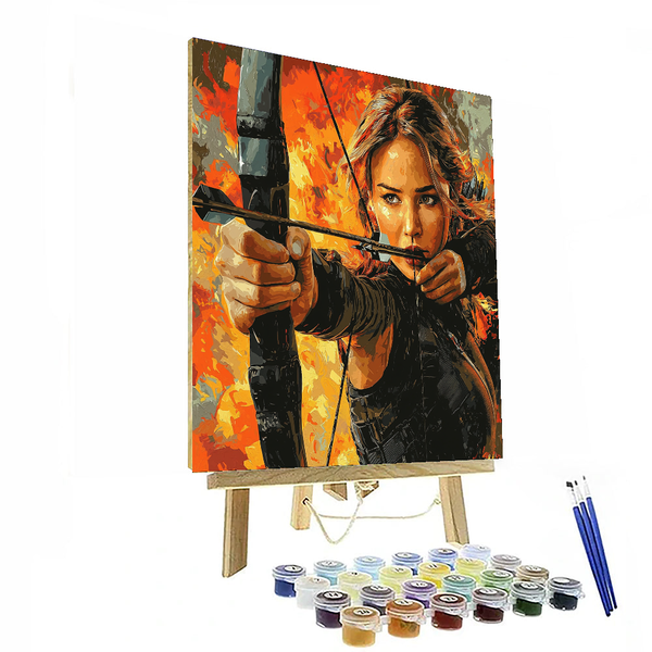 Jennifer Lawrence: The Hunger for Change - DIY Painting By Numbers Kit