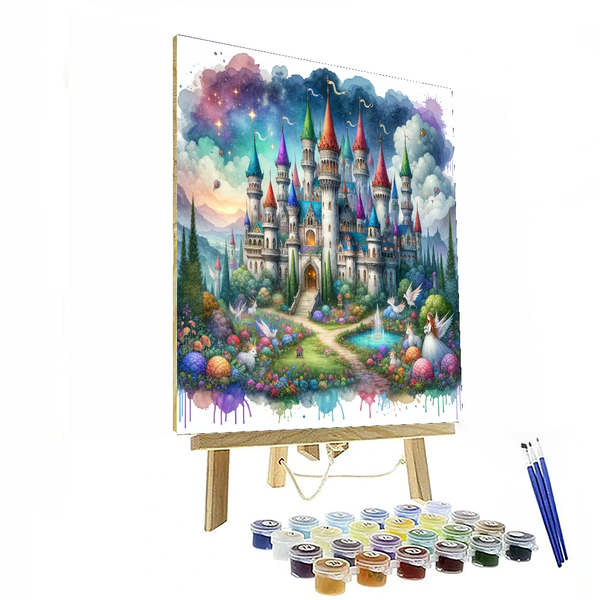 Fantastic Fantasy Castle - DIY Painting By Numbers Kit