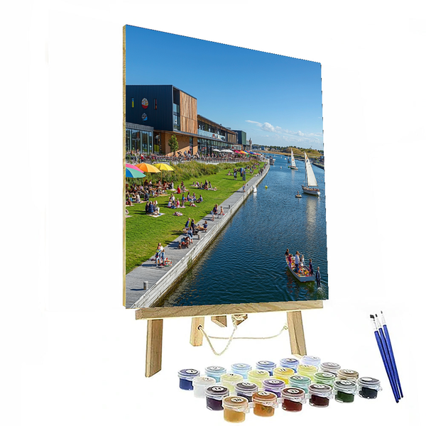 Aalborg Waterfront - DIY Painting By Numbers Kit