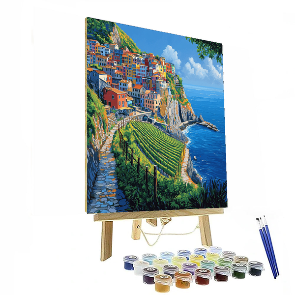 Cinque Terre - Italy - DIY Painting By Numbers Kit