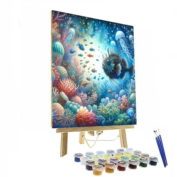 Mysterious Ocean Depths - DIY Painting By Numbers Kit