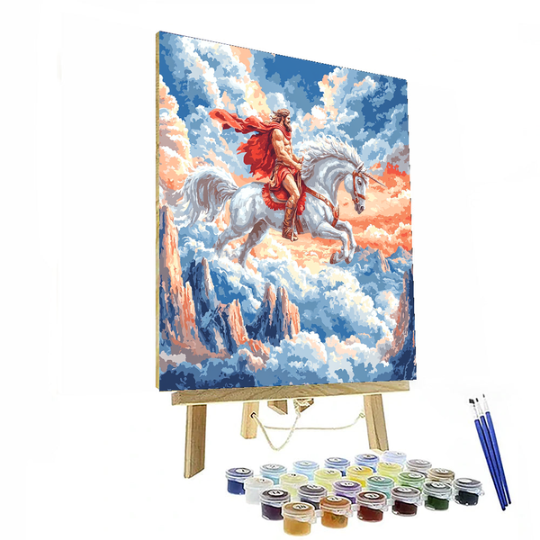 Hercules and Pegasus's Mythical Quest - Disney Inspired DIY Painting By Numbers Kit