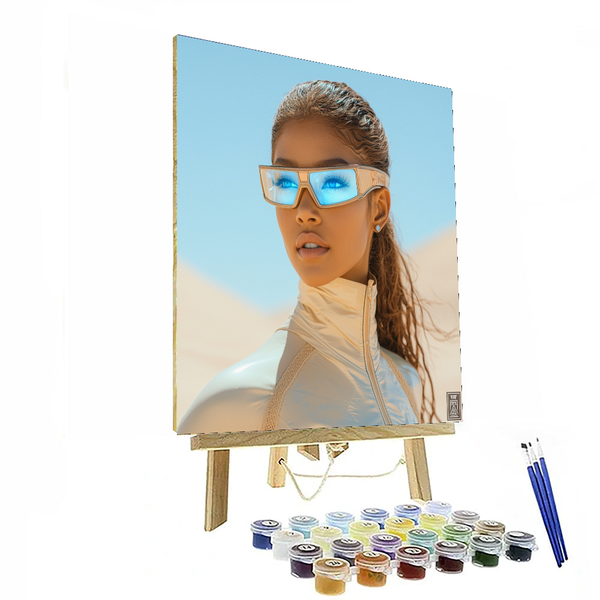 Zendaya: A Dune of Endless Possibilities - DIY Painting By Numbers Kit