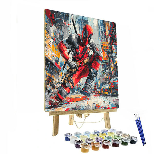 Ryan Reynolds: The Charismatic Wit of Deadpool - DIY Painting By Numbers Kit