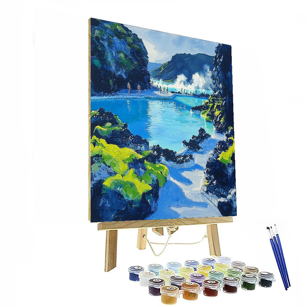 The Blue Lagoon - DIY Painting By Numbers Kit