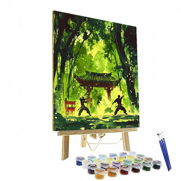 Kung Fu Panda Po's Training - Disney Inspired DIY Painting By Numbers Kit