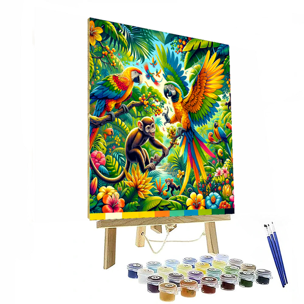 Adventure in the Jungle - DIY Painting By Numbers Kit