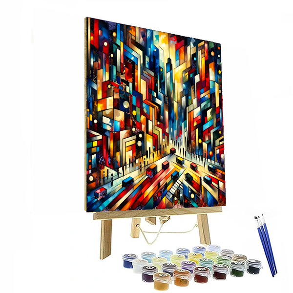 Pablo Picasso Inspired Urban Jazz - DIY Painting By Numbers Kit