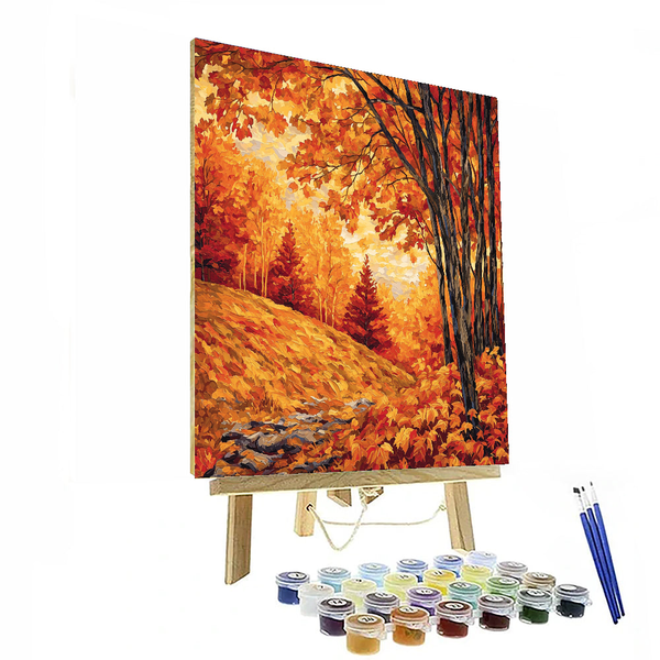 Monet Inspired Autumn Serenade - DIY Painting By Numbers Kit