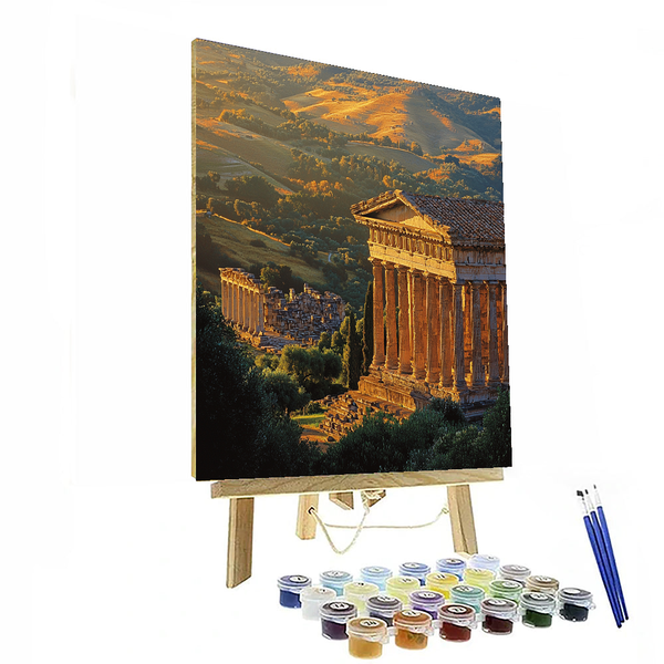 Sicily’s Valley of the Temples - DIY Painting By Numbers Kit