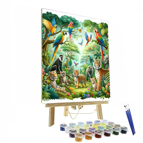 Adventure Jungle - DIY Painting By Numbers Kit